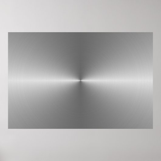 Poster acier circulaire large (Devant)