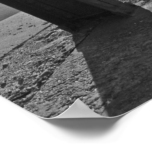 Poster Acier et ombres (Coin)