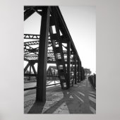 Poster Acier et ombres (Devant)