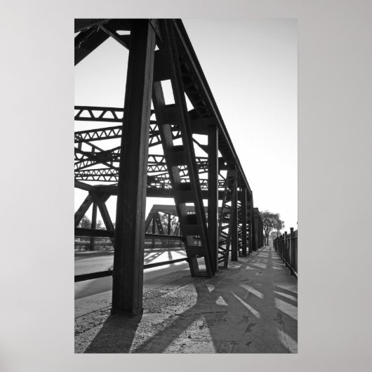 Poster Acier et ombres (Devant)