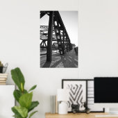 Poster Acier et ombres (Bureau à domicile)