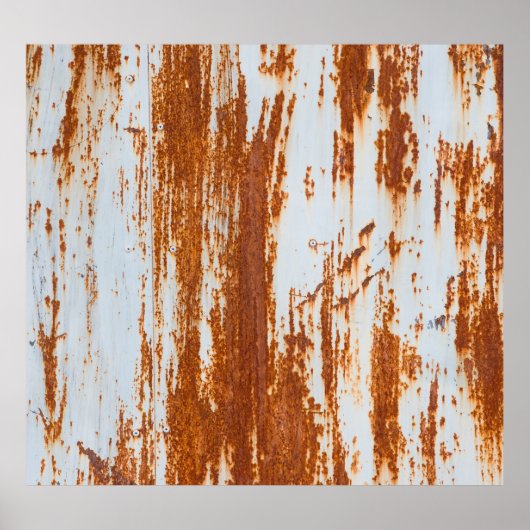 Poster Acier rustique : Grunge Wall Texture (Devant)