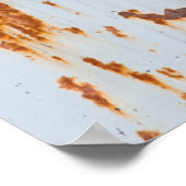 Poster Acier rustique : Grunge Wall Texture (Coin)