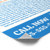 Poster Acné Design, dermatologue, Clinique de dermatologi (Coin)