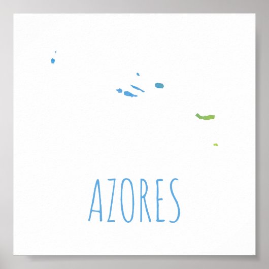 Poster Açores (Devant)