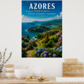 Poster 🌿 Açores Portugal Paradis Insulaire 🌊 (Cuisine)