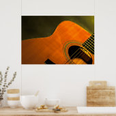 Poster Acoustic guitar (Cuisine)