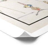 Poster acrobates, contrebandiers, personnages d'identité, (Coin)