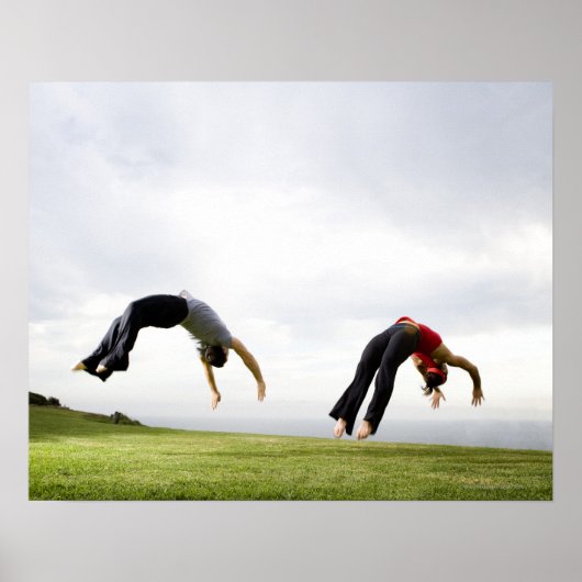 Poster acrobates et contortionnistes 3 (Devant)