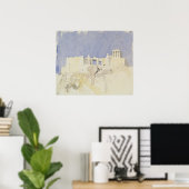 Poster Acropole Athènes 1994 (Bureau à domicile)