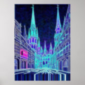 Poster Acropole cintrante (Devant)