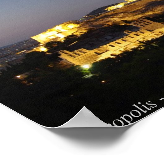 Poster Acropolis (Coin)