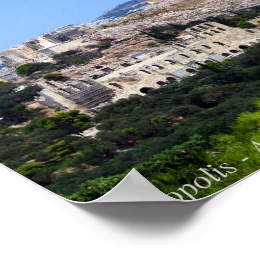 Poster Acropolis (Coin)