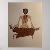 Poster acrylic drawing  (Devant)