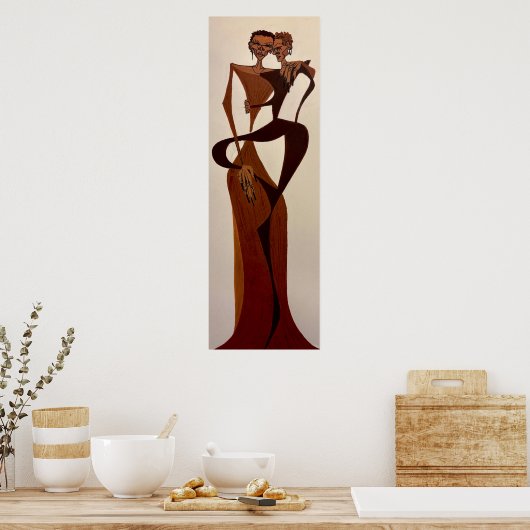 Poster acrylic drawing  (Cuisine)