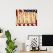 Poster Acte De Poème De Valeur (Bureau à domicile)