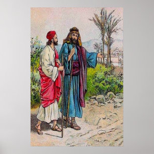 Poster Actes 11:19-26 Barnabas amène Saul à Antioche