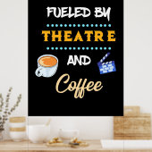 Poster Acteur Alimenté Par Café De Théâtre (Cuisine)