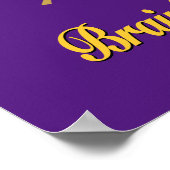 Poster Acteur cérébral Violet (Coin)
