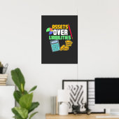 Poster Actifs sur passif (Bureau à domicile)