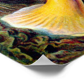 Poster Actiniae illustration peinture Germa Ernst Haeckel (Coin)