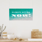 Poster Action Climatique Maintenant (Cuisine)