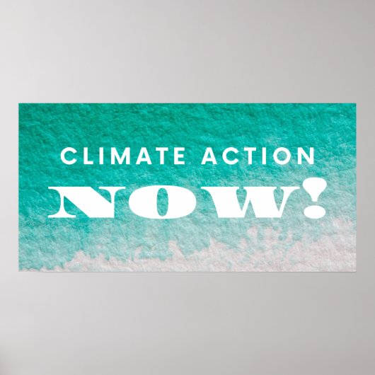 Poster Action Climatique Maintenant (Devant)