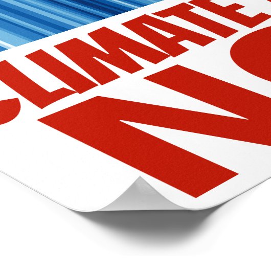 Poster Action climatique MAINTENANT ! Environnement récha (Coin)