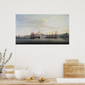 Poster Action de Barrington à Père Noël Lucia, 1778 (Cuisine)