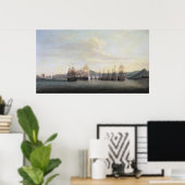 Poster Action de Barrington à Père Noël Lucia, 1778 (Bureau à domicile)