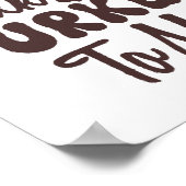 Poster Action de grâces (Coin)