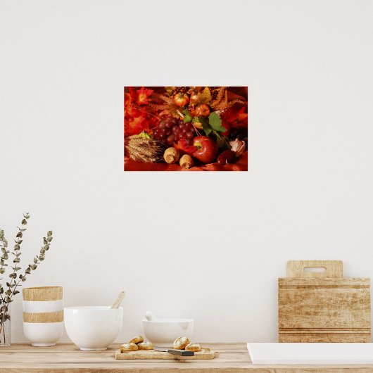 Poster Action de grâces (Cuisine)