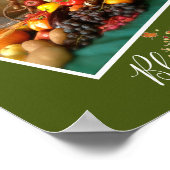 Poster Action de grâces (Coin)