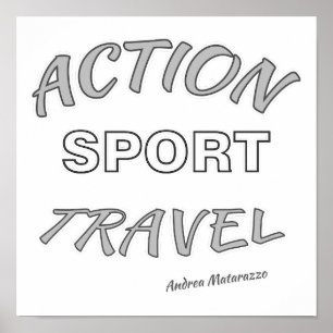 Poster Action Sport Travel