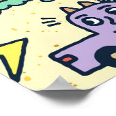 Poster Activités de créativité Drôle Drôle Dodle jeu de d (Coin)