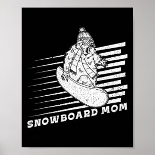 Poster Activités de snowboard Extérieur Ski de montagne R