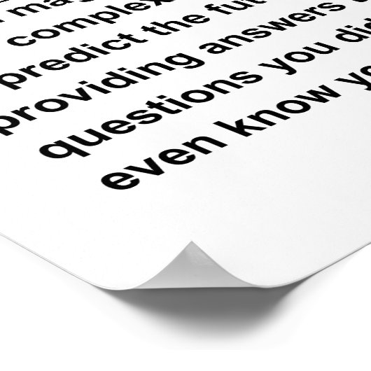 Poster Actuaire (Coin)