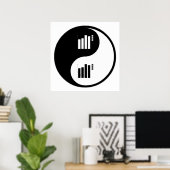 Poster Actuariels de Yin Yang (Bureau à domicile)