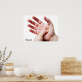 Poster Acupression des palmes (Cuisine)