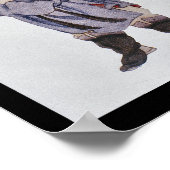 Poster Acupuncture Coeur Méridien Main Shaoyin (Coin)