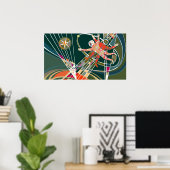 Poster Ad Astra Per Aspera - Vert (Bureau à domicile)