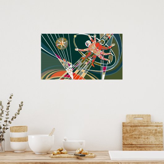 Poster Ad Astra Per Aspera - Vert (Cuisine)