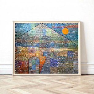 Poster Ad Parnassum de Paul Klee, Art Abstrait