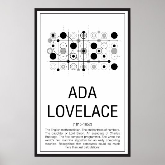 Poster Ada Lovelace (Devant)