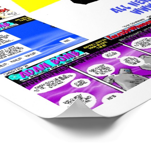 Poster Adam Bomb ! (Coin)