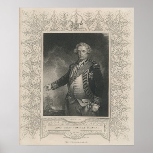 Poster Adam Duncan, 1er vicomte Duncan de Camperdown (Devant)
