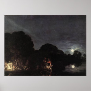 Poster Adam Elsheimer S'Enfuit En Egypte