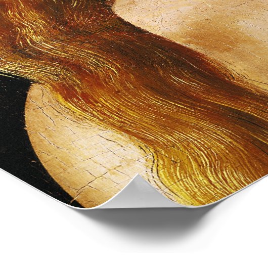 Poster Adam et Eve, détail de la tête d'Eve (Coin)