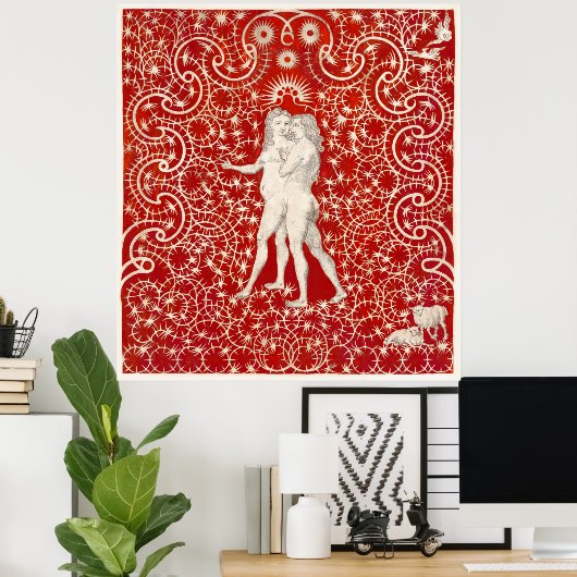 Poster Adam & Eve (Bureau à domicile)