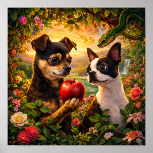 Poster "Adam & Eve" (Devant)